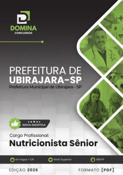 Nutricionista Ubirajara SP | Apostila 2026