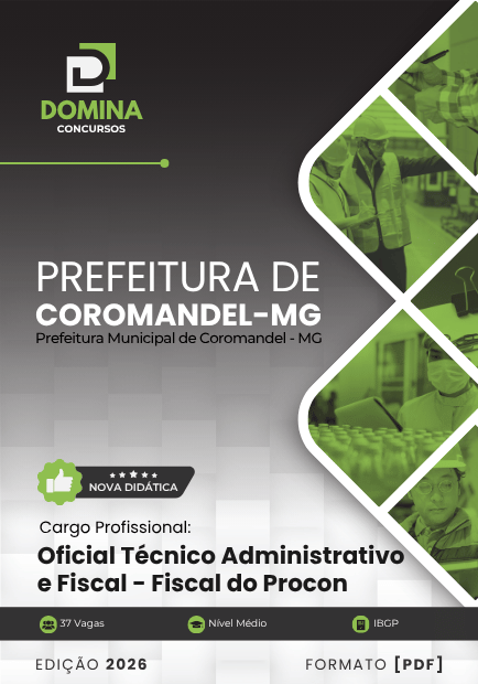 Oficial Técnico Fiscal do Procon Coromandel MG | Apostila 2026 1 Oficial Técnico Fiscal do Procon Coromandel MG | Apostila 2026