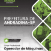 Operador de Máquinas Andradina SP | Apostila 2026