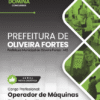 Operador de Máquinas Pesadas Oliveira Fortes MG | Apostila 2026