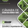 Ouvidor e Assistente de Comunicação Câmara Dom Silvério MG | Apostila 2026