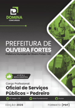Pedreiro Oliveira Fortes MG | Apostila 2026
