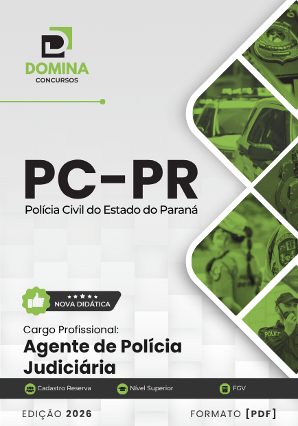 Polícia Civil PC PR Agente de Polícia Judiciária | Apostila 2026 1 Polícia Civil PC PR Agente de Polícia Judiciária | Apostila 2026