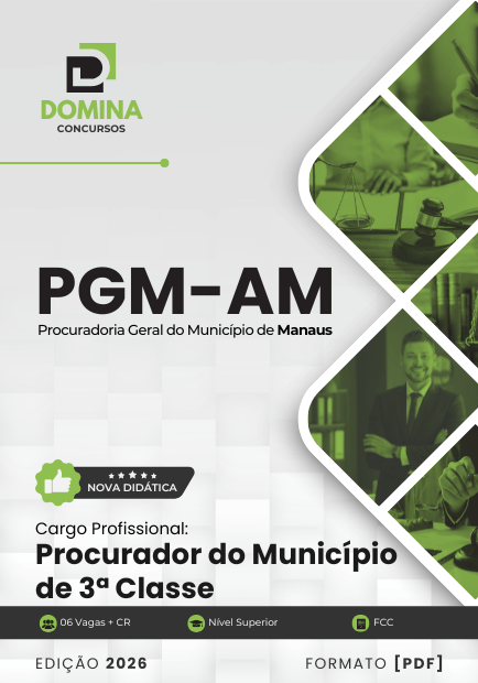 Procurador do Município PGM Manaus AM | Apostila 2026 1 Procurador do Município PGM Manaus AM | Apostila 2026