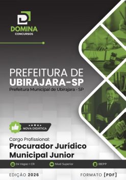 Procurador Jurídico Municipal Ubirajara SP | Apostila 2026