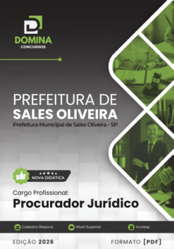 Procurador Jurídico Sales Oliveira SP | Apostila 2026