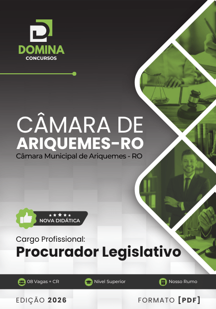 Procurador Legislativo Ariquemes RO | Apostila 2026 1 Procurador Legislativo Ariquemes RO | Apostila 2026