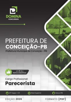 Procurador Parecerista Conceição PB | Apostila 2026