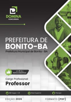 Professor Bonito BA | Apostila 2026