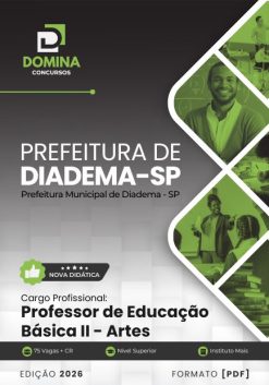 Professor de Artes Diadema SP | Apostila 2026