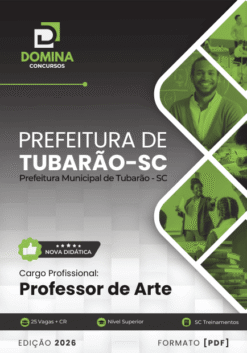 Professor de Artes Tubarão SC | Apostila 2026