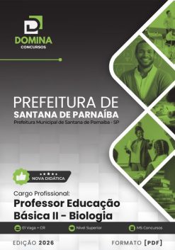 Professor de Biologia Prefeitura de Santana de Parnaíba SP | Apostila 2026