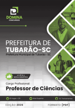 Professor de Ciências Tubarão SC | Apostila 2026