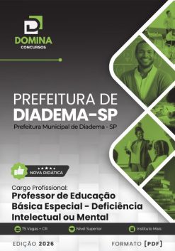 Professor de Deficiência Intelectual Diadema SP | Apostila 2026