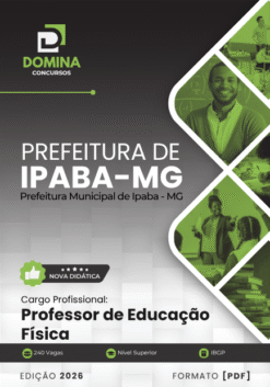 Professor de Educação Física Ipaba MG | Apostila 2026
