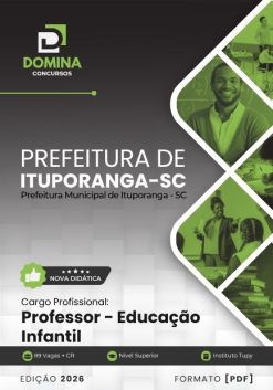 Professor de Educação Infantil Ituporanga SC | Apostila 2026