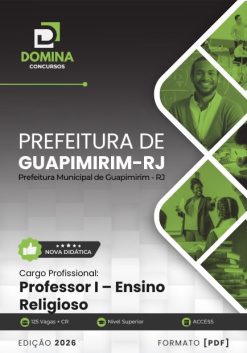 Professor de Ensino Religioso Guapimirim RJ | Apostila 2026
