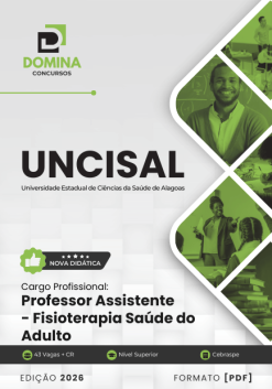 Professor de Fisioterapia e Saúde do Adulto UNCISAL | Apostila 2026