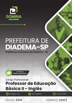 Professor de Inglês Diadema SP | Apostila 2026