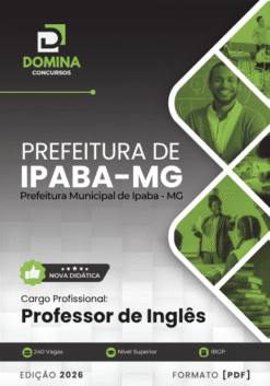 Professor de Inglês Ipaba MG | Apostila 2026