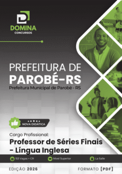 Professor de Inglês Parobé RS | Apostila 2026