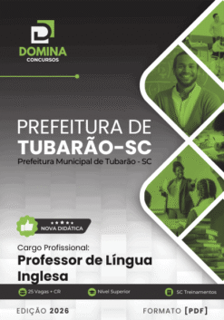 Professor de Inglês Tubarão SC | Apostila 2026