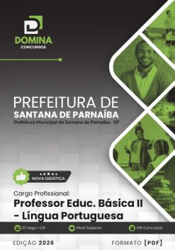 Professor de Português Prefeitura de Santana de Parnaíba SP | Apostila 2026