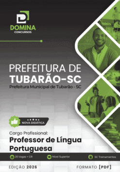 Professor de Português Tubarão SC | Apostila 2026