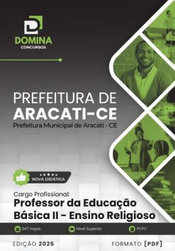Professor de Religião Aracati CE | Apostila 2026