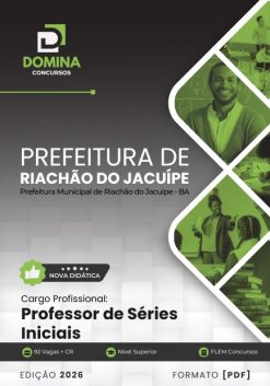 Professor de Séries Iniciais Riachão do Jacuípe BA | Apostila 2026