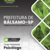 Psicólogo Bálsamo SP | Apostila 2026