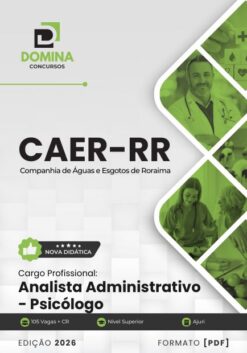 Psicólogo CAER RR | Apostila 2026