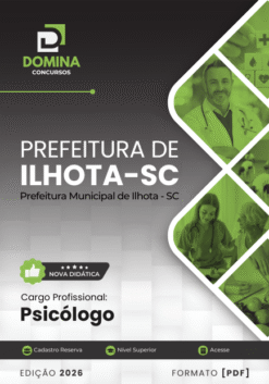 Psicólogo Ilhota SC | Apostila 2026