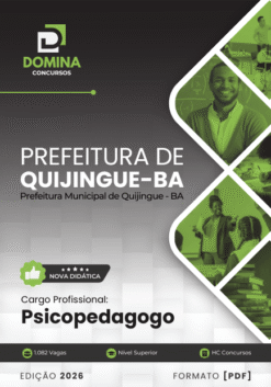 Psicopedagogo Quijingue BA | Apostila 2026