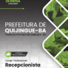 Recepcionista Quijingue BA | Apostila 2026