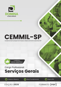 Serviços Gerais CEMMIL Mogi Guaçu SP | Apostila 2026