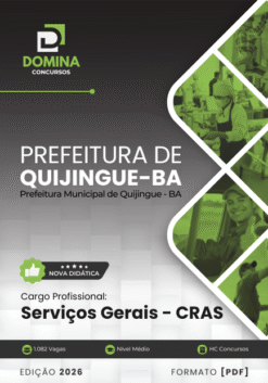 Serviços Gerais Quijingue BA | Apostila 2026