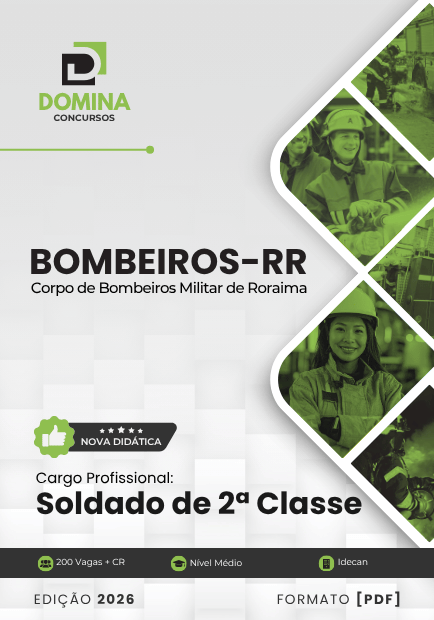 Soldado Militar Bombeiros RR | Apostila 2026 1 Soldado Militar Bombeiros RR | Apostila 2026