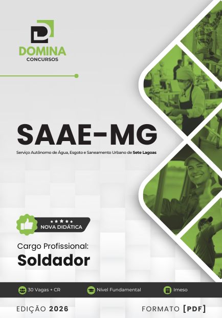 Soldador SAAE de Sete Lagoas MG | Apostila 2026 1 Soldador SAAE de Sete Lagoas MG | Apostila 2026