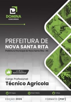 Técnico Agrícola Nova Santa Rita RS | Apostila 2026
