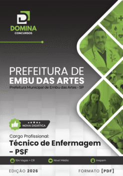 Técnico de Enfermagem PSF Embu das Artes SP | Apostila 2026