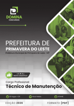 Técnico de Manutenção Primavera do Leste MT | Apostila 2026