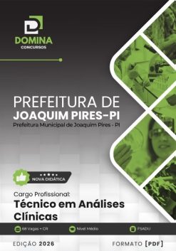 Técnico em Análises Clínicas Joaquim Pires PI | Apostila 2026