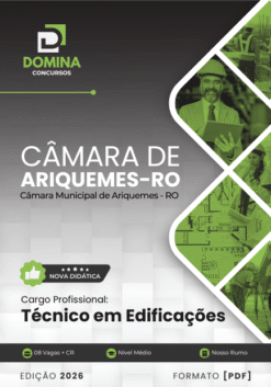 Técnico em Edificações Ariquemes RO | Apostila 2026