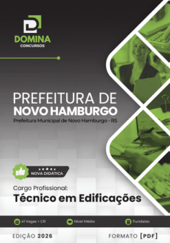 Técnico em Edificações Novo Hamburgo RS | Apostila 2026