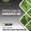 Técnico em Farmácia Sarapuí SP | Apostila 2026