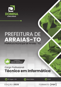 Técnico em Informática Arraias TO | Apostila 2026