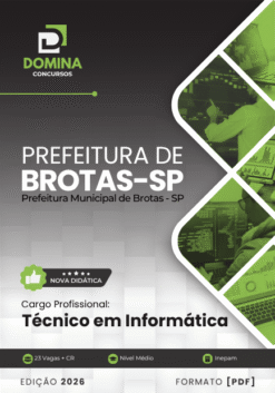 Técnico em Informática Brotas SP | Apostila 2026