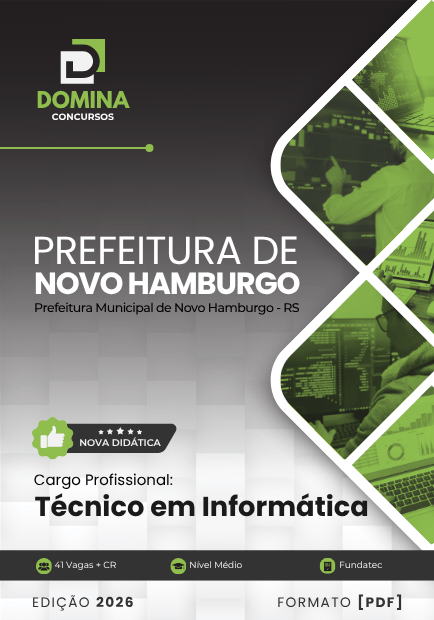 Técnico em Informática Novo Hamburgo RS | Apostila 2026 1 Técnico em Informática Novo Hamburgo RS | Apostila 2026