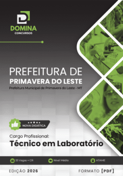 Técnico em Laboratório Primavera do Leste MT | Apostila 2026